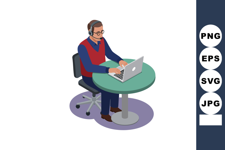 Headset Clipart Image 23