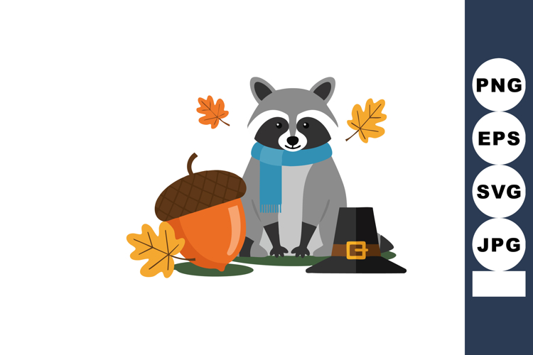 Raccoon Clipart Image 12