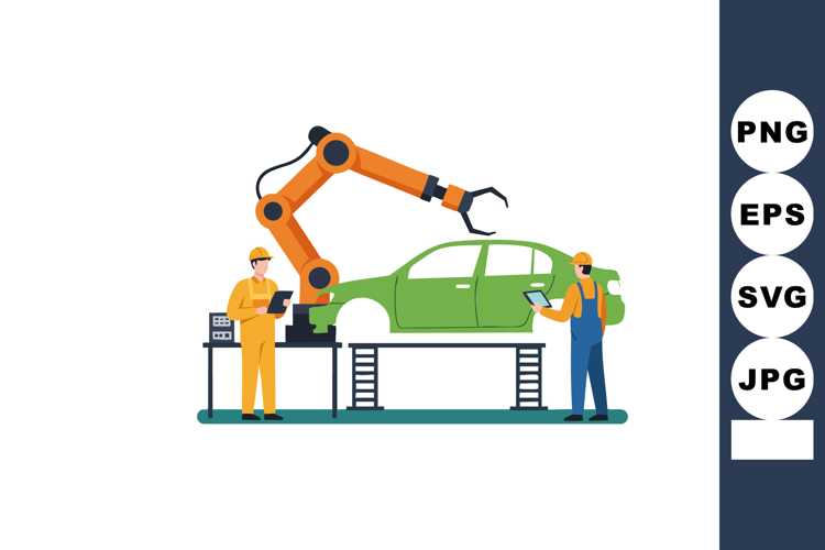 Factory Clipart Image 7