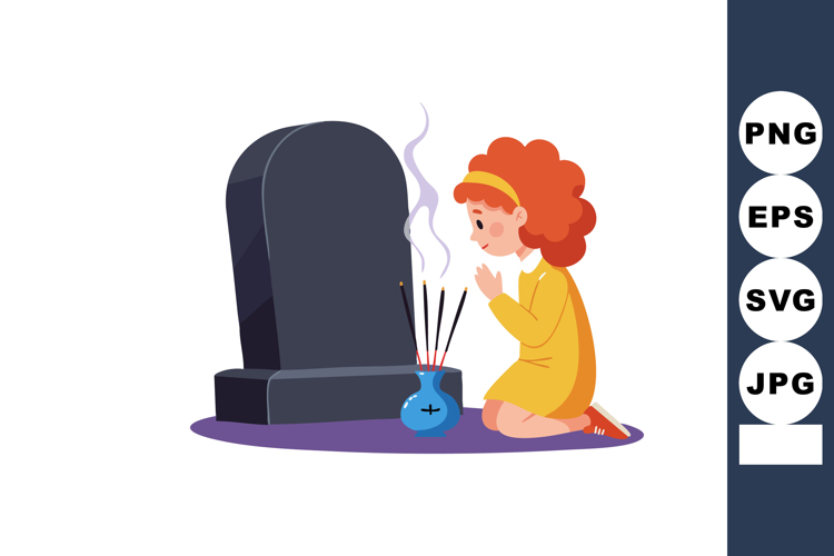 Praying Clipart Image 8