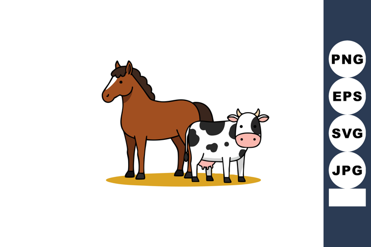 Black And White Horse Clipart Image 14