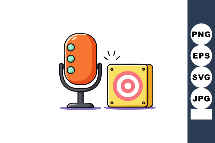 Microphone Clipart Image 12