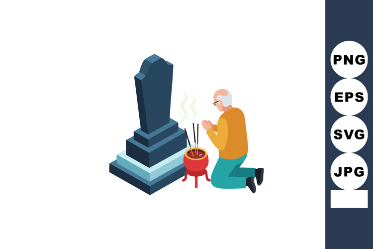 Praying Clipart Image 7