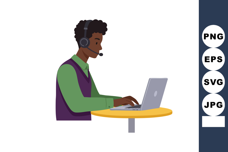Headset Clipart Image 20