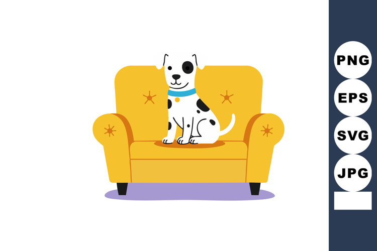 Dalmatian Clipart Image 10
