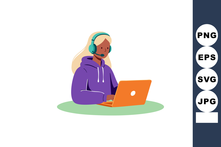 Headset Clipart Image 18