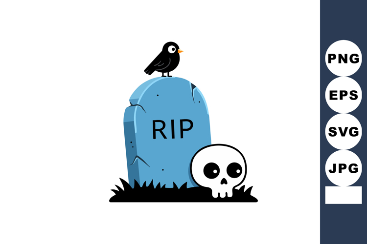 Tombstone Clipart Image 4