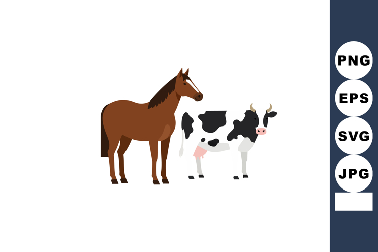 Black And White Horse Clipart Image 2
