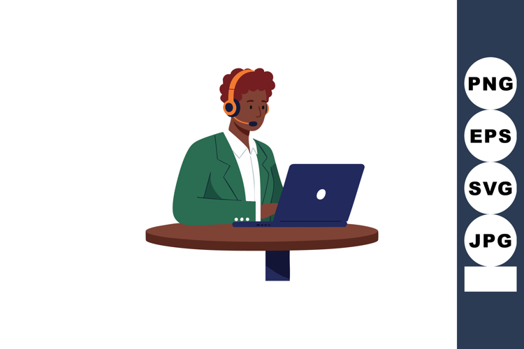 Headset Clipart Image 15