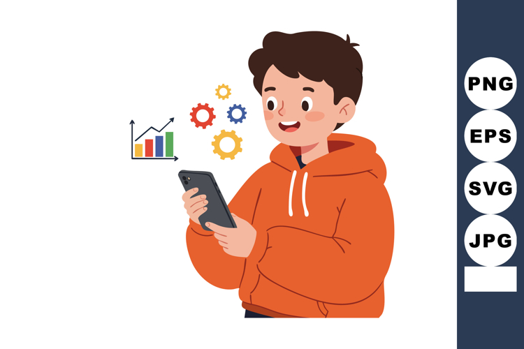 Smartphone Clipart Image 2