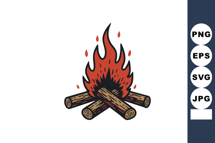 Campfire Illustration Image 7