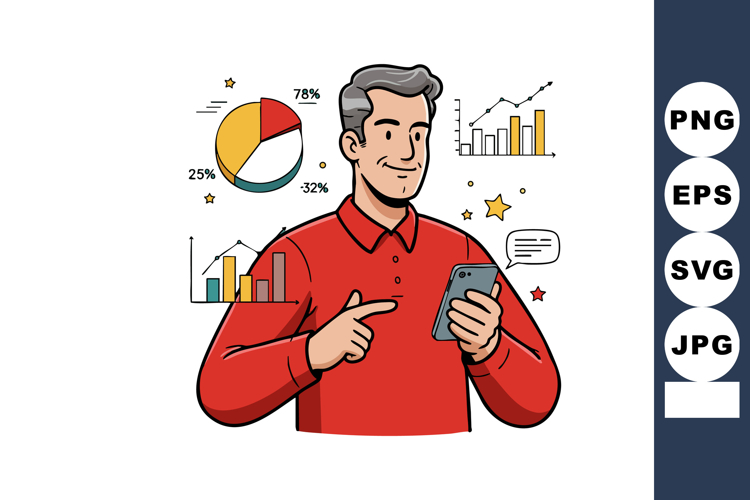 Smartphone Clipart Image 7