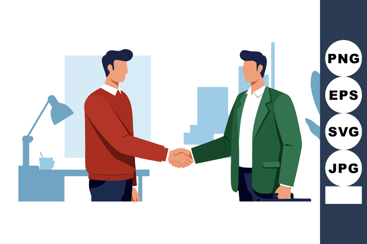 Handshake Clipart Image 12