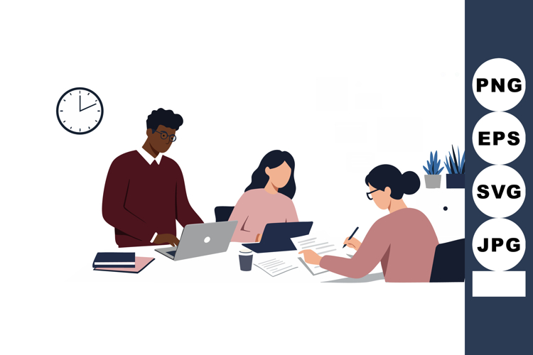 Working Together Clipart Image 10