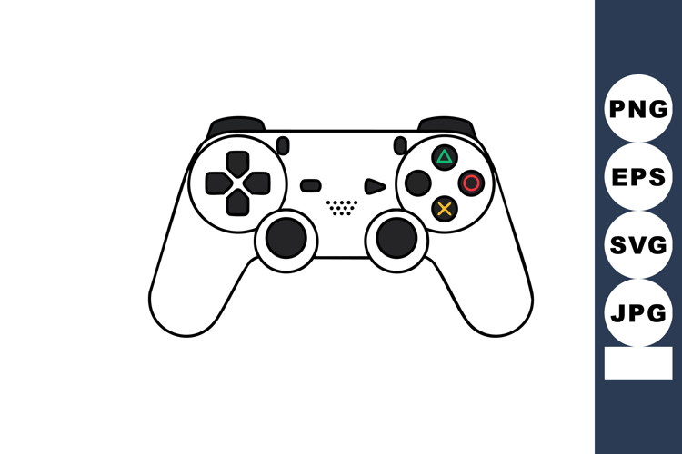 Video Game Controller Vector Illustration for Gaming and Ent