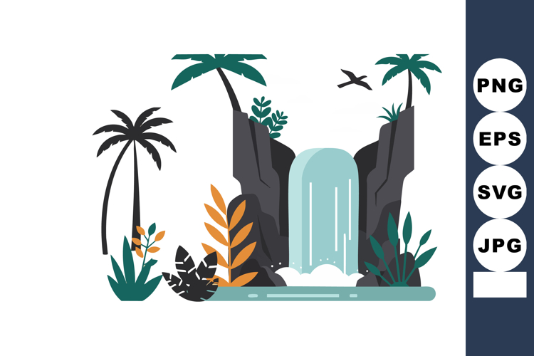 Waterfall Clipart