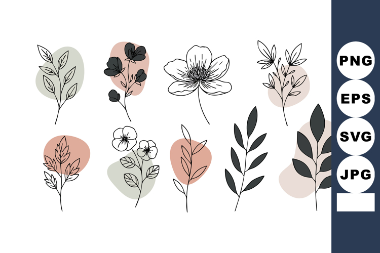 Flower Stem Clipart Image 19
