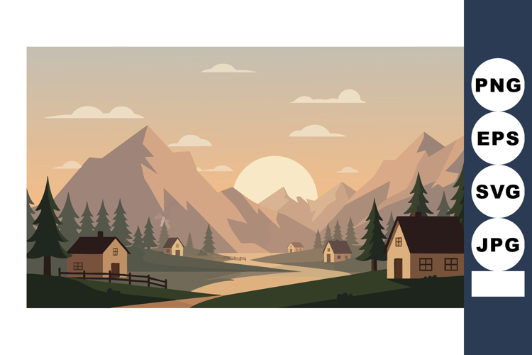 Village Clipart Image 5