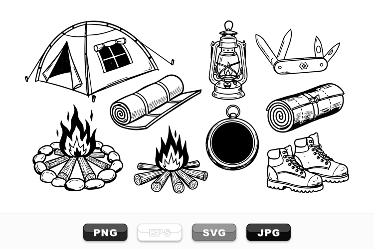 Hiking Boots Clipart Image 23