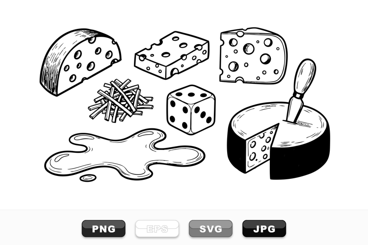 Cheese Illustration Image 22