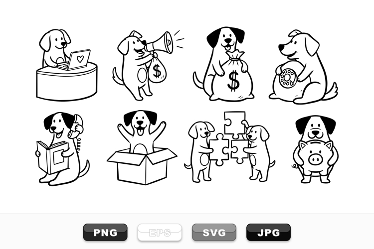 Puppy Illustration Image 13