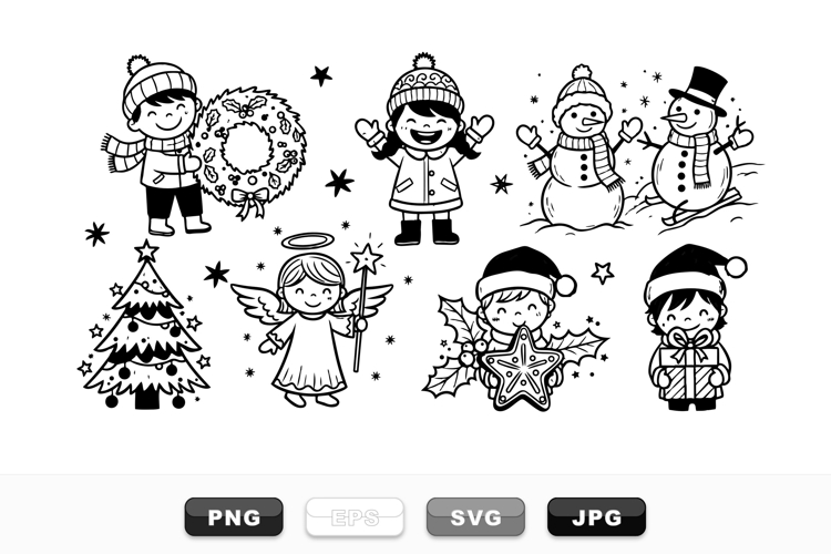Christmas Characters Clipart Image 22