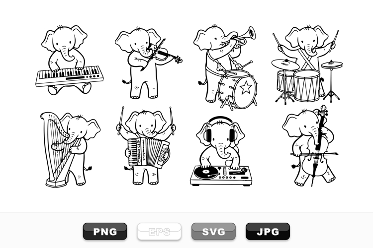 Black And White Clipart Image 10
