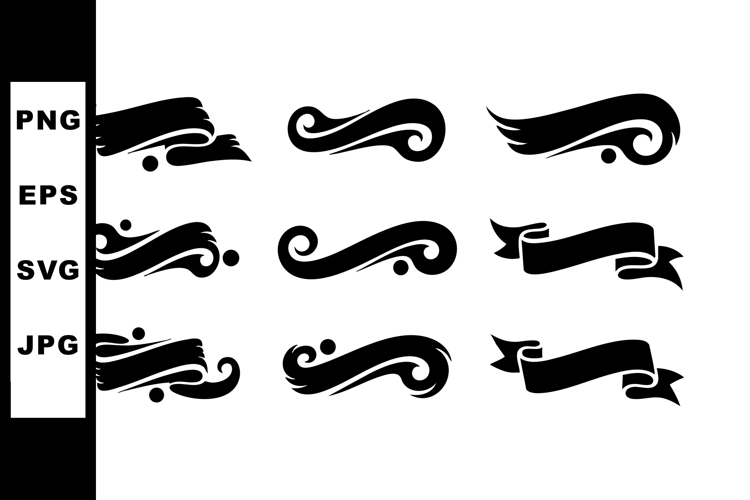 Ribbon Silhouette Image 7