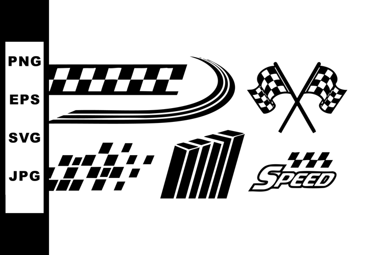 Checkered Flag Vector Image 6