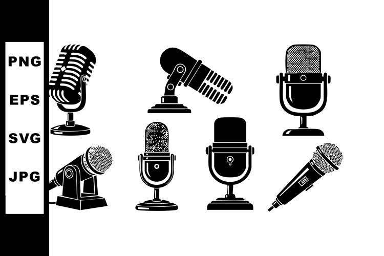 Microphone Vector Image 6