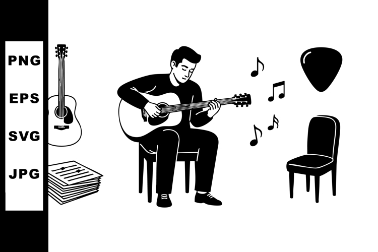 Acoustic Guitar Clipart