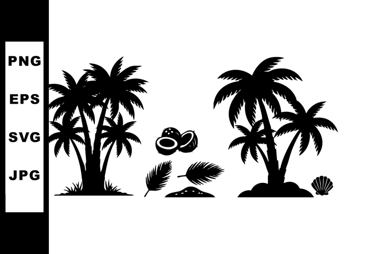 Tropical Leaf Silhouette Image 15