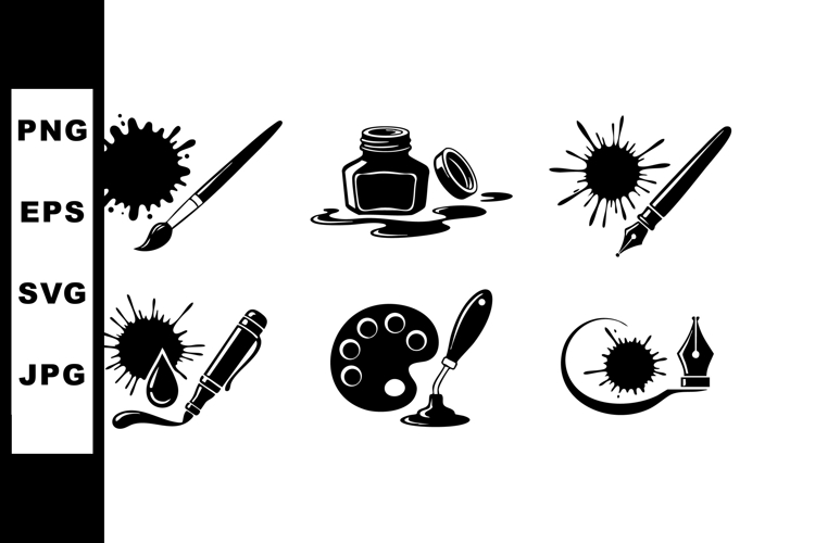 Art Palette Clipart Image 14