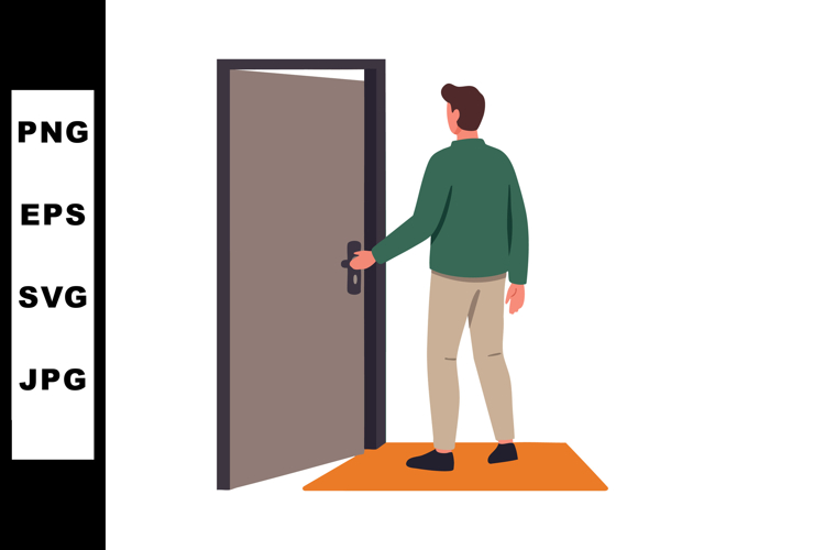 Door Open Clipart Image 21