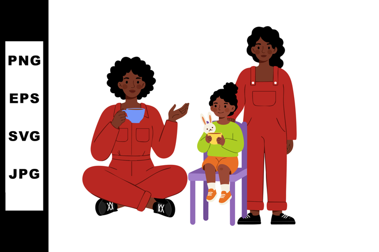 Family Clipart Image 3