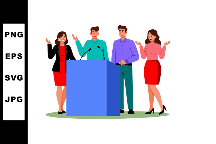 Podium Clipart Image 12