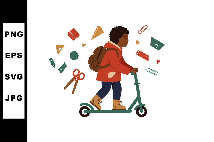 Scooter Clipart Image 22