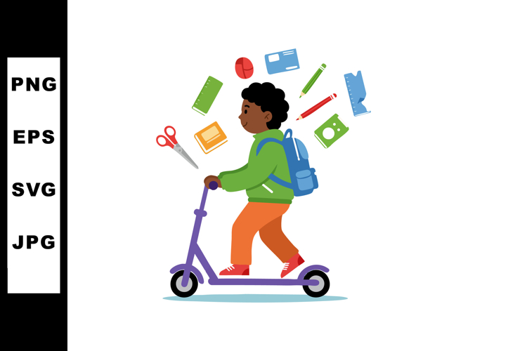 Scooter Clipart Image 21
