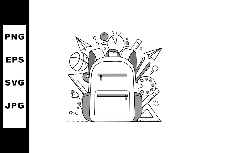 Backpack Clipart Image 11