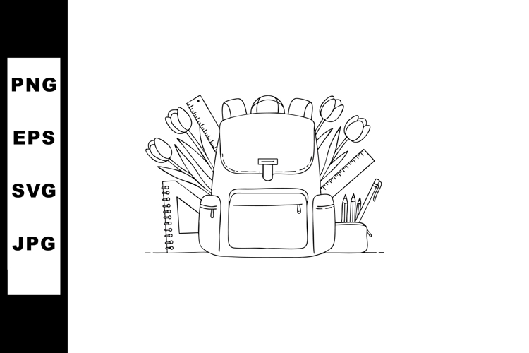 Backpack Clipart Image 8