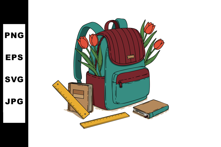 Backpack Clipart Image 11
