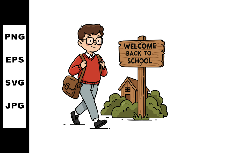 Backpack Clipart Image 3