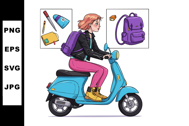 Scooter Clipart