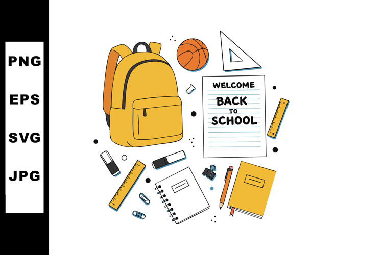 Backpack Clipart Image 12