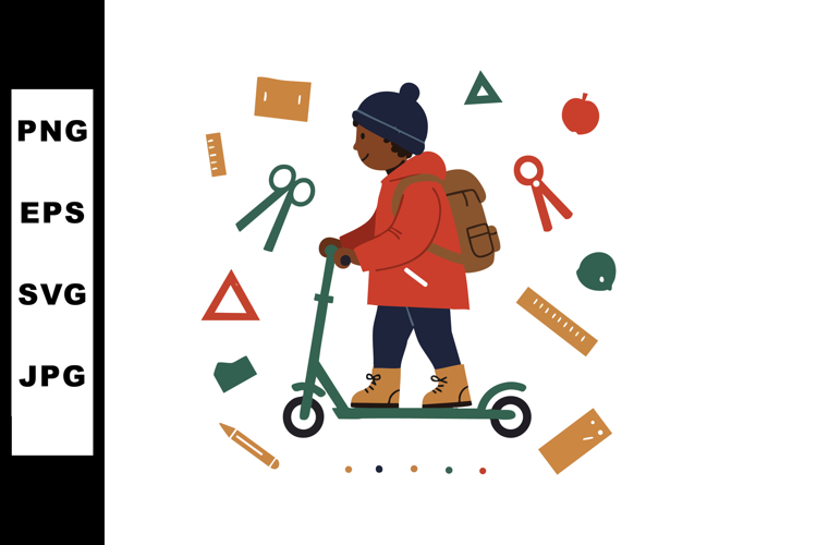 Scooter Clipart Image 19
