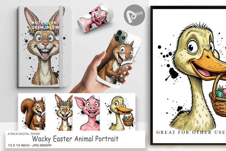 Easter Scrapbook Paper Image 17