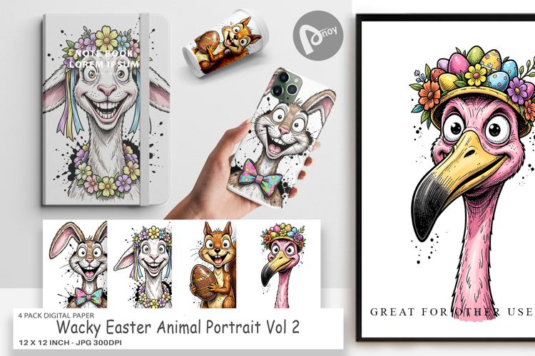 Easter Scrapbook Paper Image 16