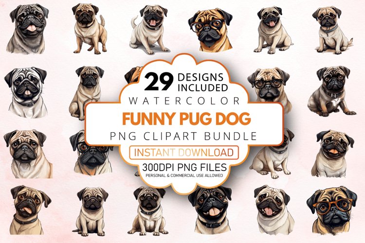 Pug Illustration Image 17