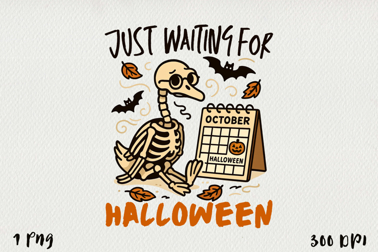 Funny Halloween PNG | Sublimation Design.