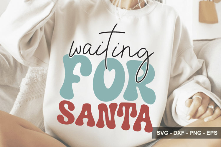 Retro Santa Svg Image 12